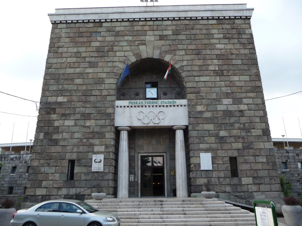 Steps leading to a building entrance