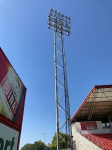 Floodlight pylon at Estádio do Mar